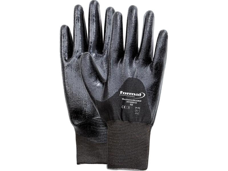 Montagehandske Oljeresistent strl 9 Nitril