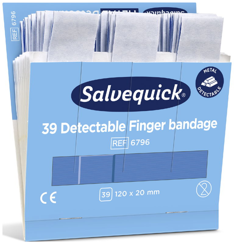 Fingerplåster Salvequick 6796 detekterbart