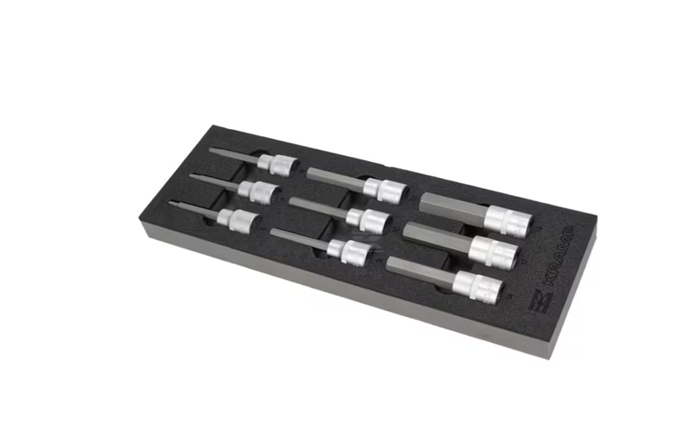 Insexhylsor långa sats r 1/2" 9 st Kramp