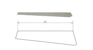 Reservknivar till ställbar handbrotsch, Storlek 5, Beck