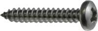 Kullrig kryssplåtskruv RXS ST2.2x6.5 A4 POZI