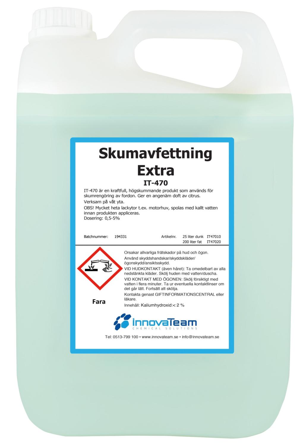 Skumavfettning Extra 5L