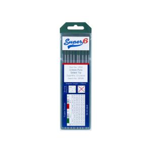 TIG-elektroder Grön 10st/frp, Super 6