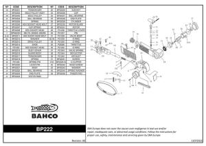 Bandslipmaskin 20x520mm, tryckluft, Bahco