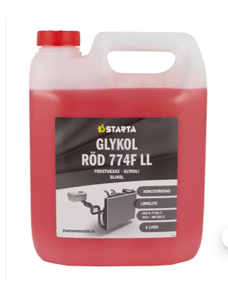 Glykol Röd 774F Longlife 4L   Starta