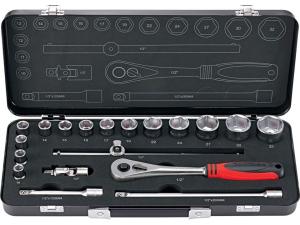 Hylsnyckel-Sats 1/2" Format 19 Delar.