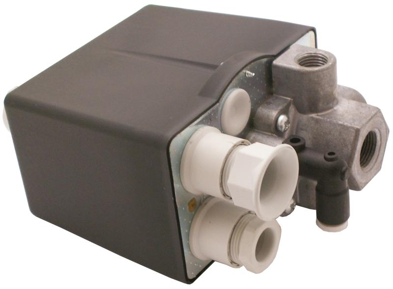 Tryckströmbrytare 3-Fas, Mdr3 6-10Amp 10Bar Motorskydd