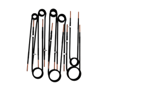 Komplett set med 8st 90° coils 15-45 mm