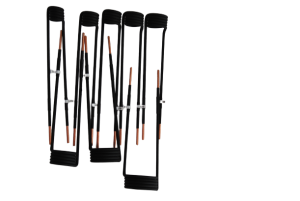 Komplett set med 8st coils 0° (raka), 15-45mm.