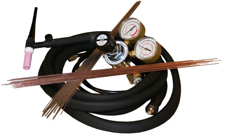 Tigsvetspaket inkl regulator & tillsatsmaterial, okc 35/50