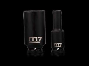 M7 Krafthylsor 1/2" Långa 17 Mm