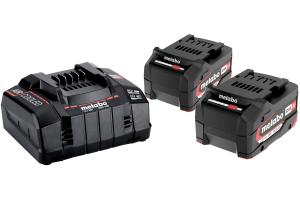 Bassats batterier 2st 5.2 Ah + Laddare, Metabo
