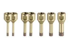 Diamantborrkronor Sats "Dry" 7 St.