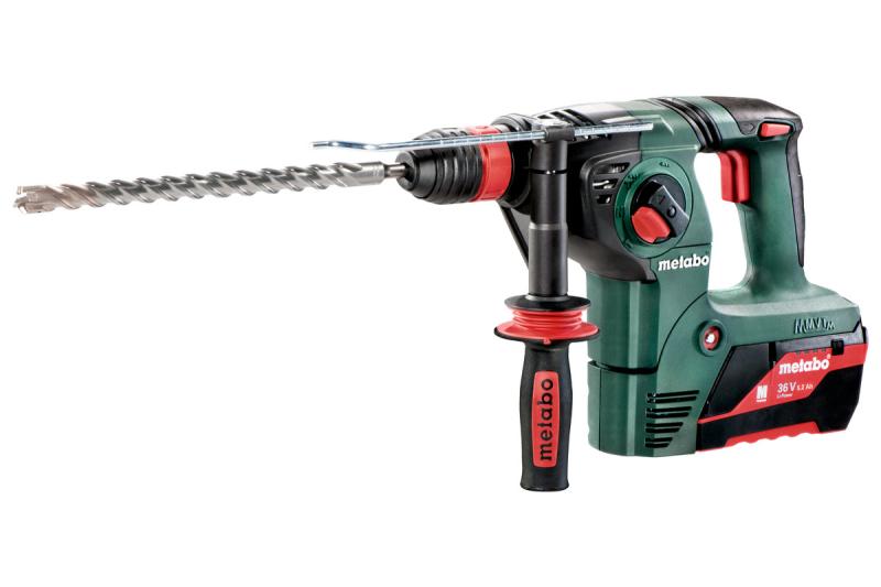 Batteridriven kombihammare KHA 36 LTX, med Metabo-Quick-chuck, inkl. 2st 2ah batteri, laddare