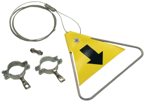 Nödduschsats Rostfri Vajer