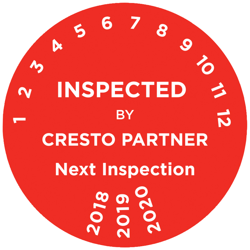 Besiktningsdekal Partner Rund