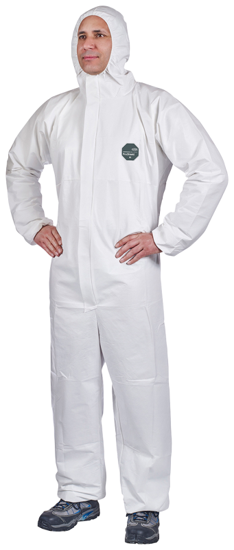 Korttidsoverall 60 Vit M