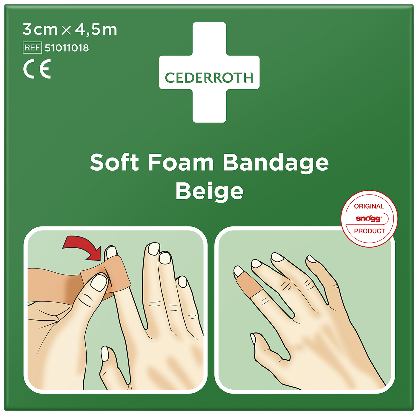 Förband Soft Beige 3 Cmx4,5 M