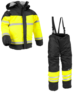 Regnset 48602003 Svart/Gul 104