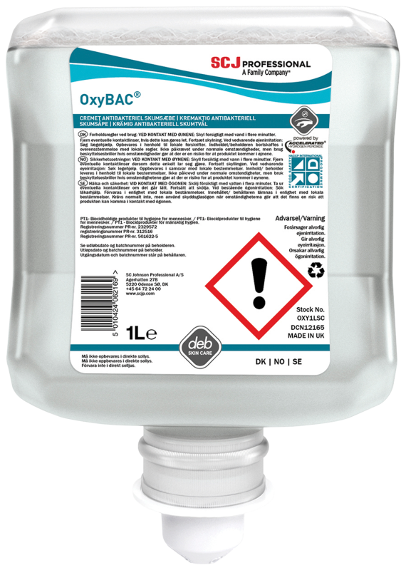 Tvål Skum Oxybac 1 L