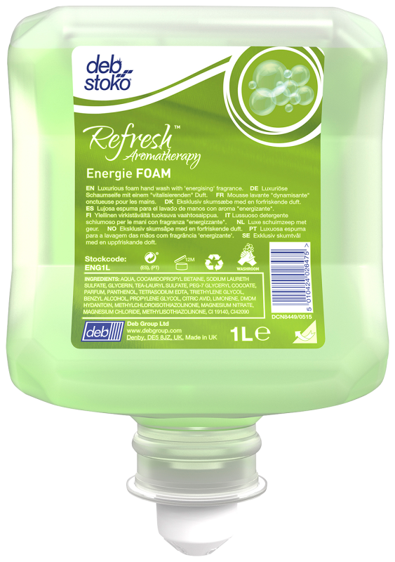 Tvål Skum Refresh Energie 1 L