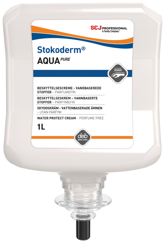 Hudskyddskräm Deb Stokoderm Aqua Pure 1 liter