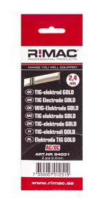 Rimac Tigelektrod 2,4Mmx2St Guld Multityp Ac/Dc