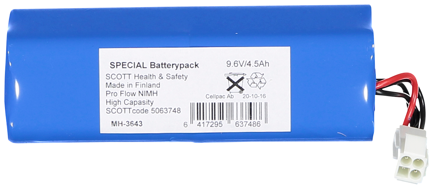 Batteri Nimh Pf2Sc 9,6V/4,5Ah