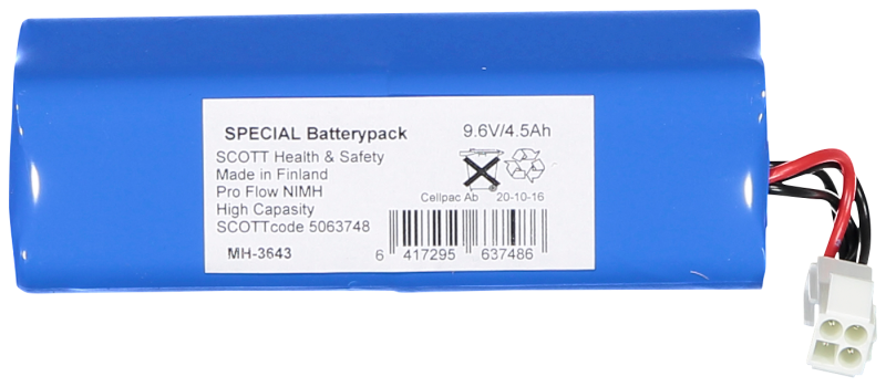 Batteri Nimh Pf2Sc 9,6V/4,5Ah
