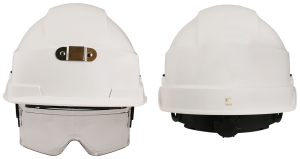 Hjälm Iris 2 Pannlampfäste Vit