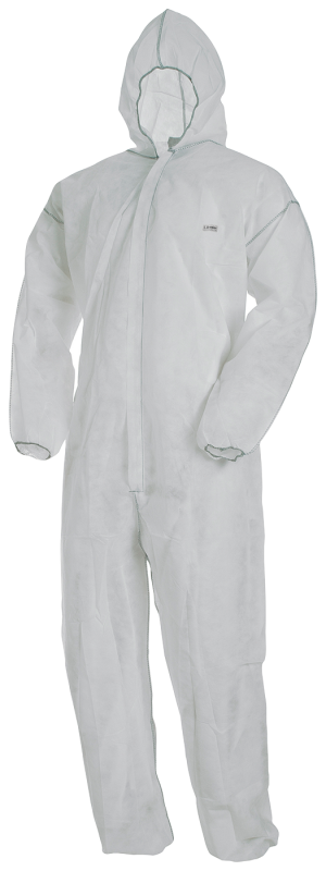 Korttidsoverall Dc10 Vit Xl