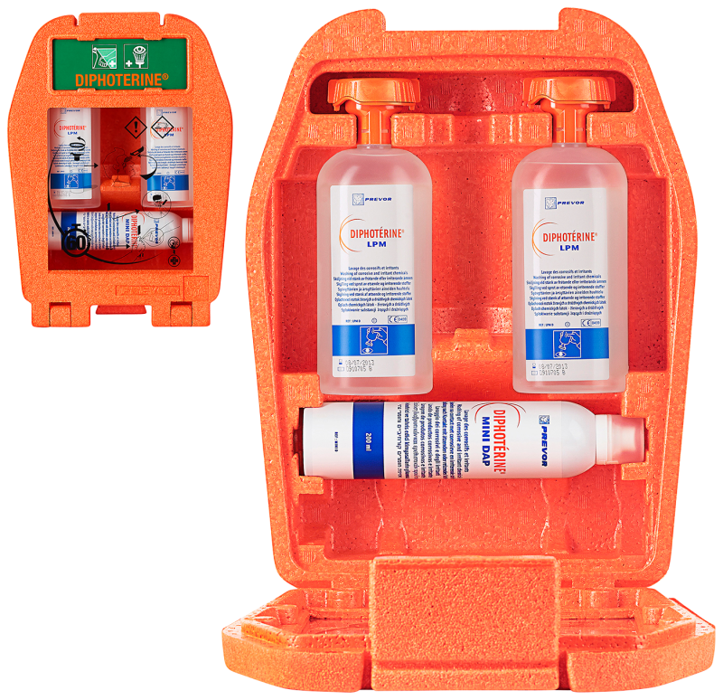 Skåp Diphoterine Orange