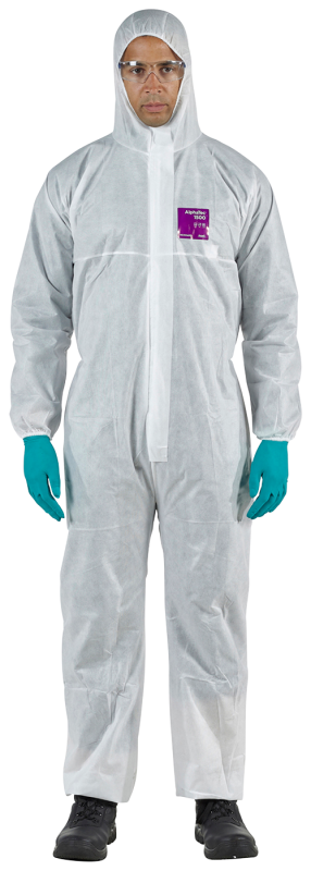 Korttidsoverall M1500 Vit Xl