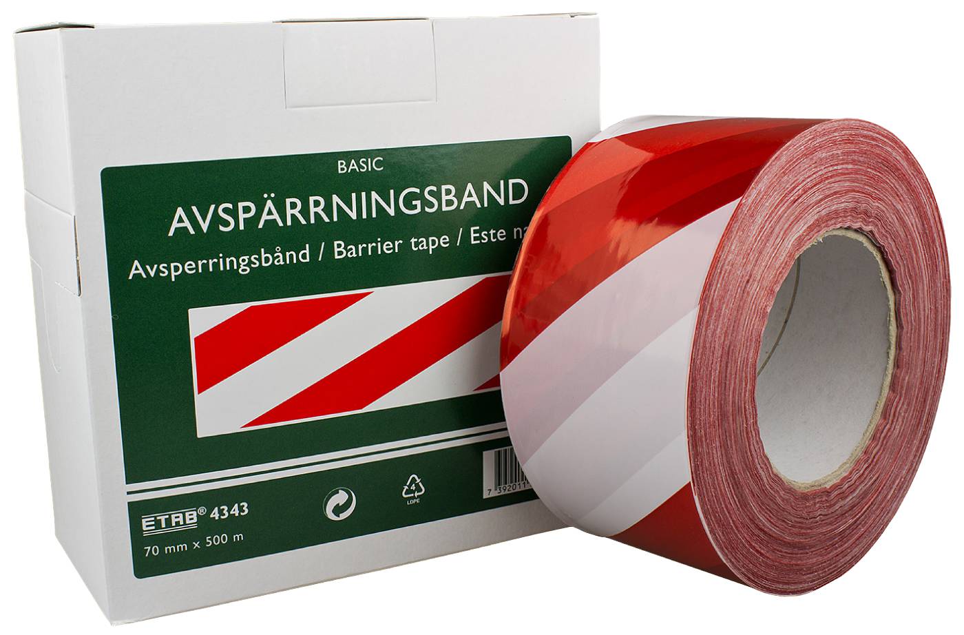 Varningsband Basic 70Mmx500Mrv