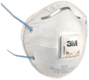 Filtrerande halvmask 3M 8822 FFP2V