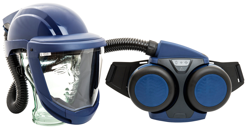 Fläktpaket Sundström, fläkt SR 500 och skyddshjälm SR 580