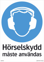 Hörselskydd måste användas