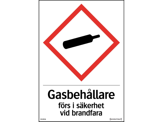 Skylt 33-0314 210X297 Mm Dek