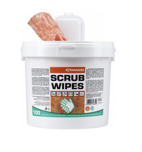 MACO Scrub Wipes Extreme Orange 100st