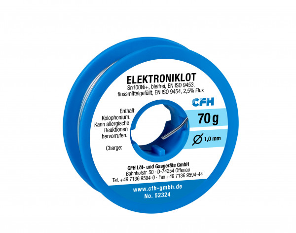 Electronic Solder EL 324 Lead-Free 70g, CFH