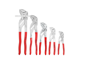 Tångnyckelset 5 delar (125/150/180/250/300mm), Knipex