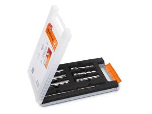 Kärnborrsats, HSS, 12,14,16,18,20,22 mm, längd 50mm, QuickIN-fäste, FEIN