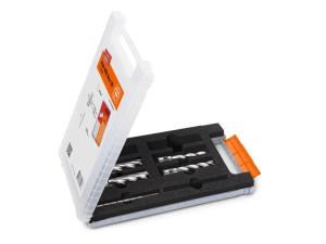 Kärnborrsats HSS, 2x14 mm, 2x18 mm, längd 50 mm, Weldon-fäste, Fein