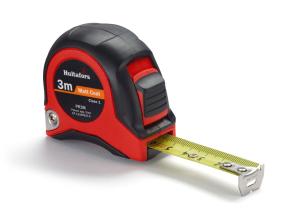 Kort mätband stål PR, mm, 3 meter