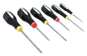 Skruvmejselsats Rostfri Ergo Spår/PH - 6st skruvmejslar