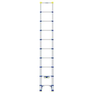 Anliggande teleskopstege, 10 stegpinnar