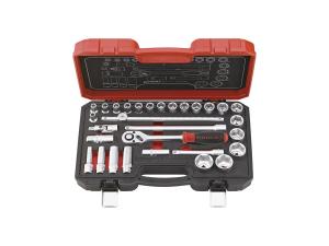 Hylsnyckel-Sats 30 Delar, 1/2 Format