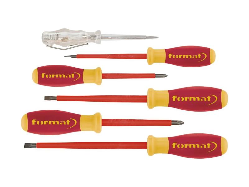 Vde-Skruvmejselsats Spår 4-6,5Mm + Pz 1+2, Format