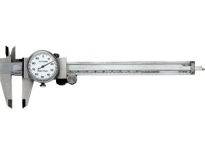 Skjutmått med mätur 150mm med arret.skruv avläsning 0,02mm, PRIMAT