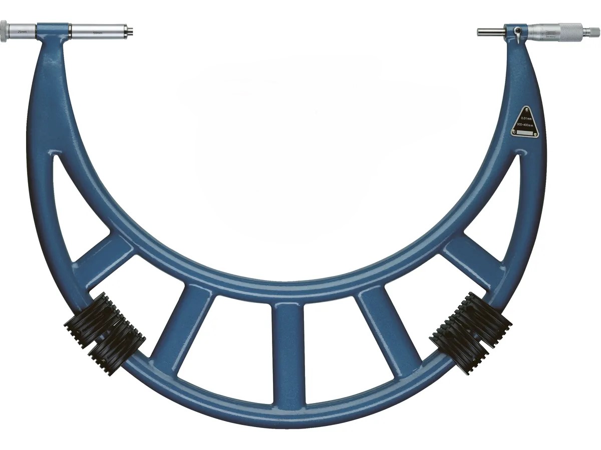 Bygelmikrometer, 700-800mm med inställningsmått, Format